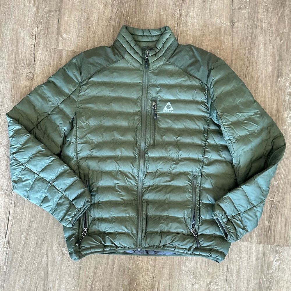 Men’s Gerry Green Puffer Down Jacket